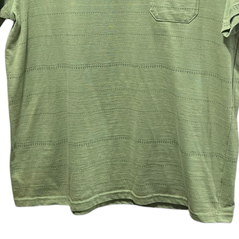 Junk Food Men's Green Striped Shor Sleeve Tee Shirt Size XL - Picture 6 of 13